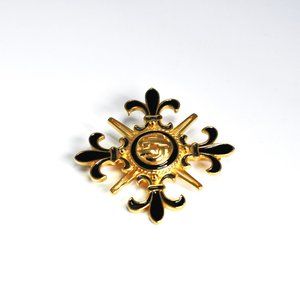 Vintage Fleur de lis Brooch Pin